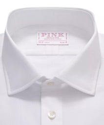 White Slim Fit Formal Ramses Poplin Shirt