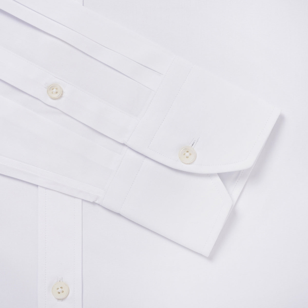 White Tailored Fit Formal Ramses Poplin Shirt