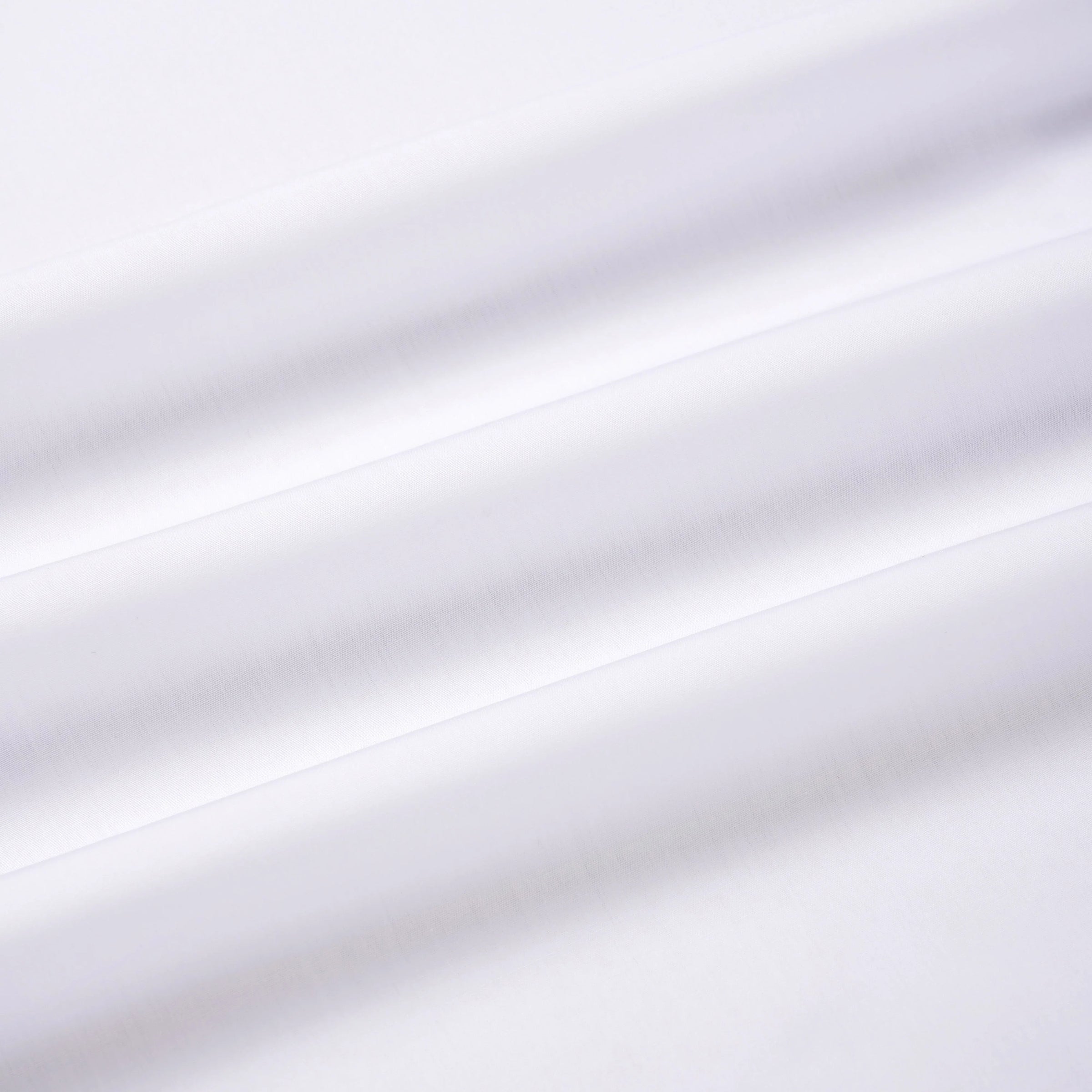 White Slim Fit Double Cuff Poplin Formal Shirt