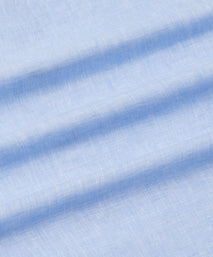 Pale Blue Tailored Fit Essential Linen Formal Shirt